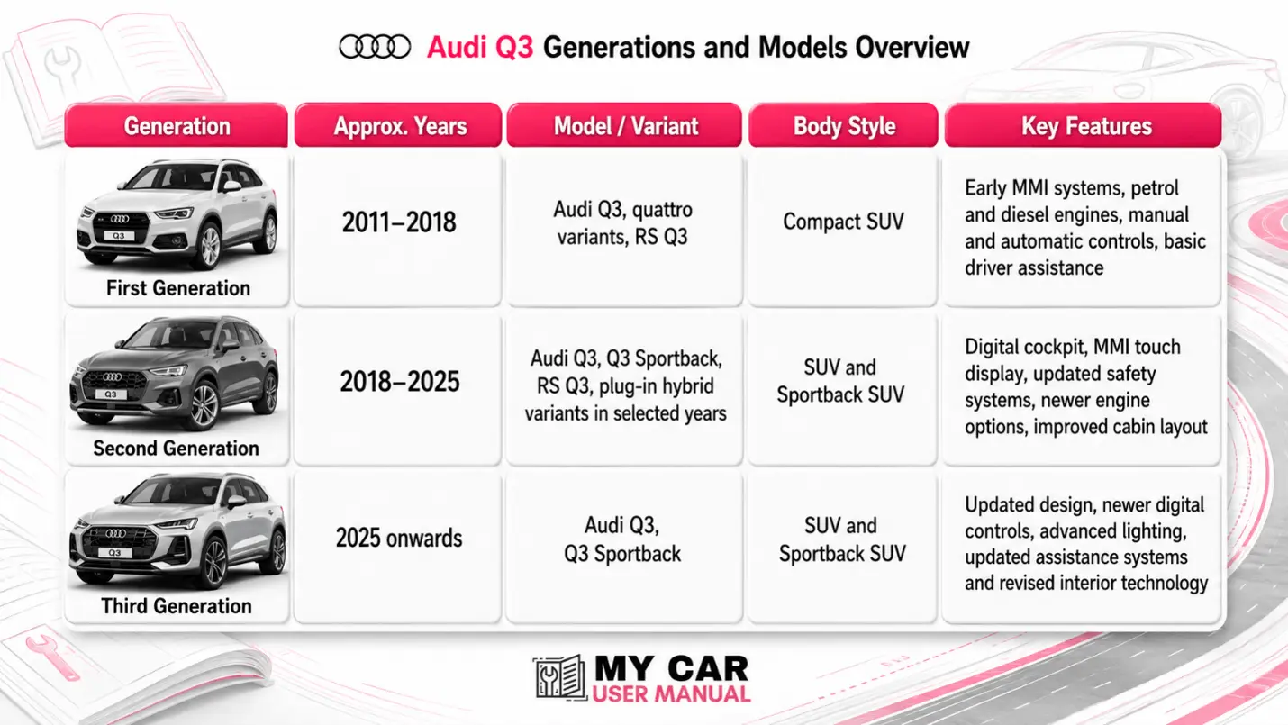 Audi Q3 Owner Manual PDF