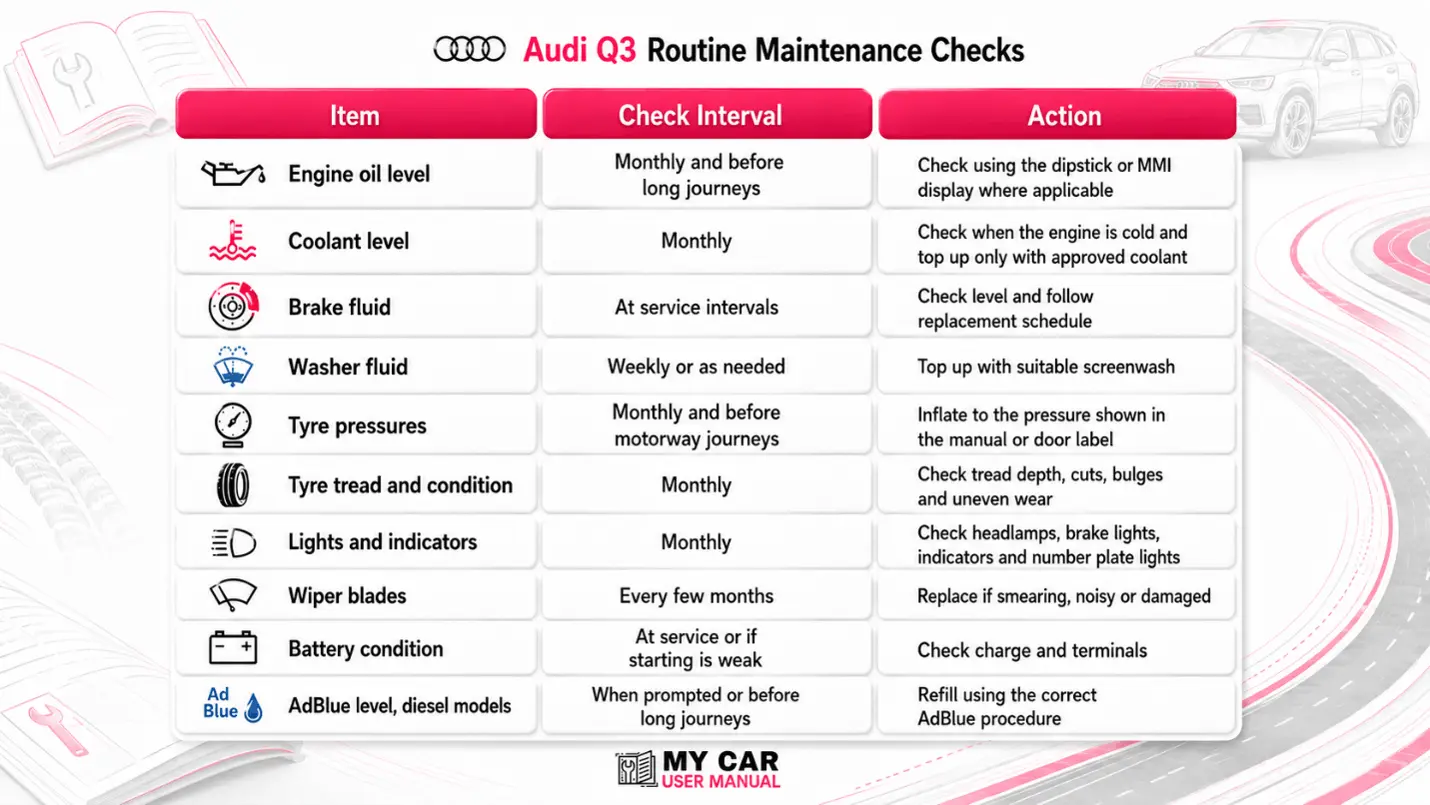Audi Q3 User Manual PDF