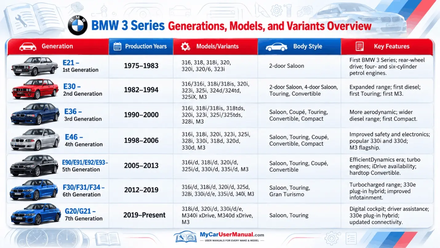 Bmw 3 Series Owner Manual PDF