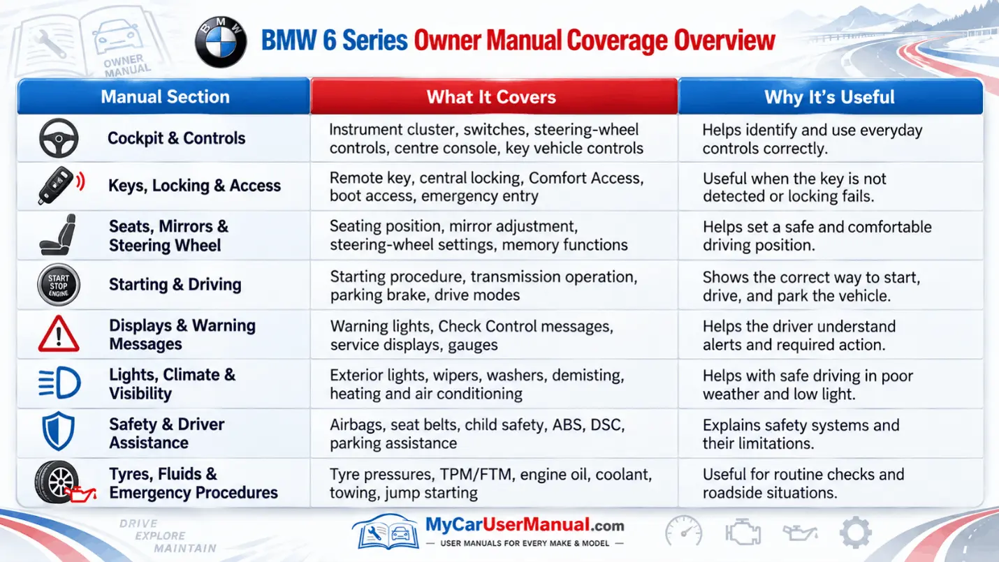 Bmw 6 Series Manual PDF