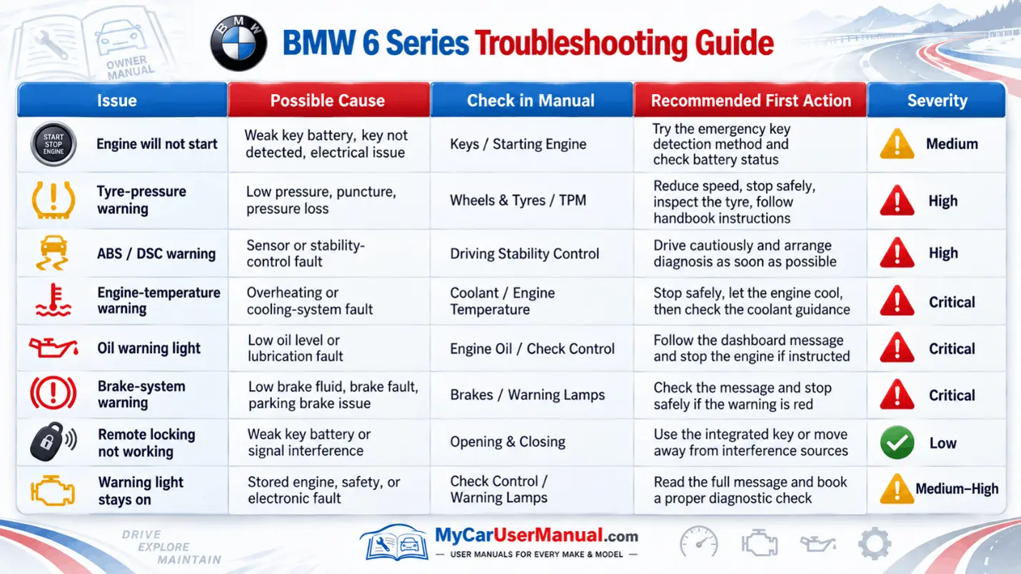 Bmw 6 Series User Manual PDF