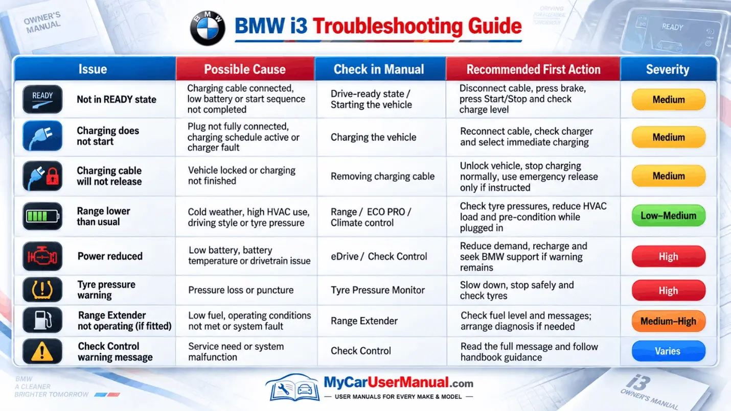 Bmw I3 User Manual PDF