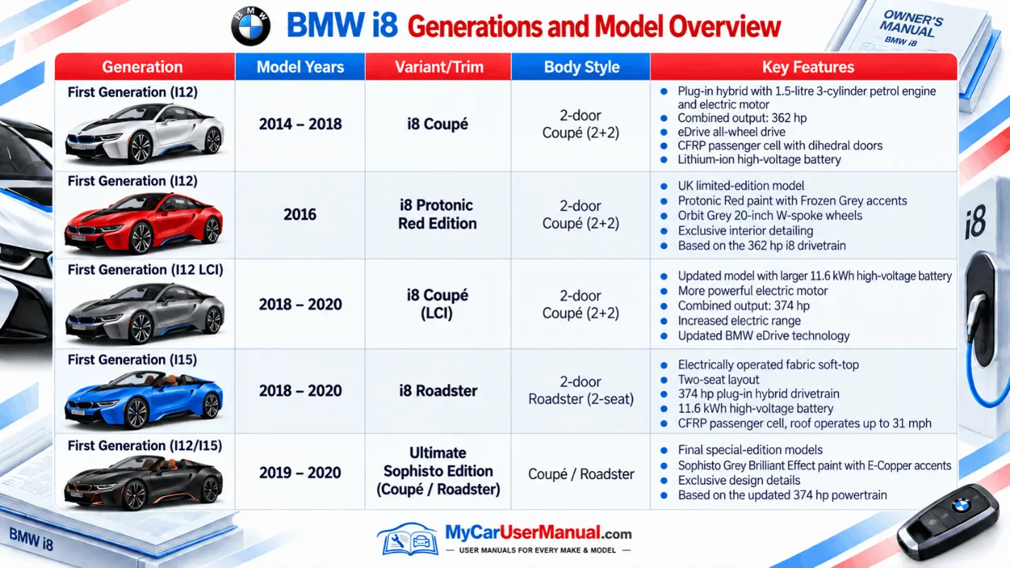 Bmw I8 Owner Manual PDF