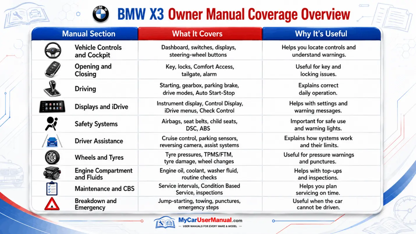 Bmw X3 Manual PDF