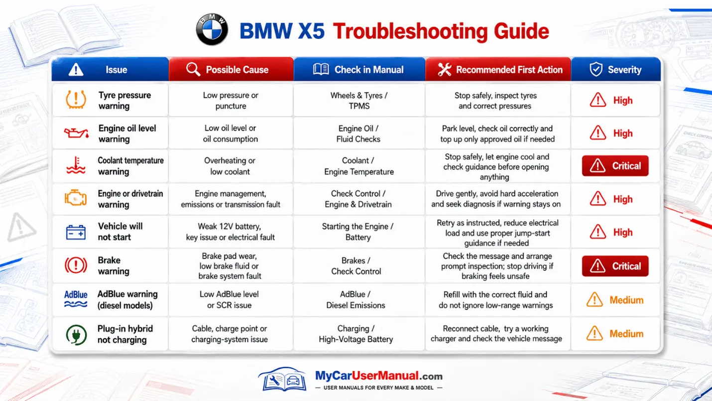 Bmw X5 User Manual PDF