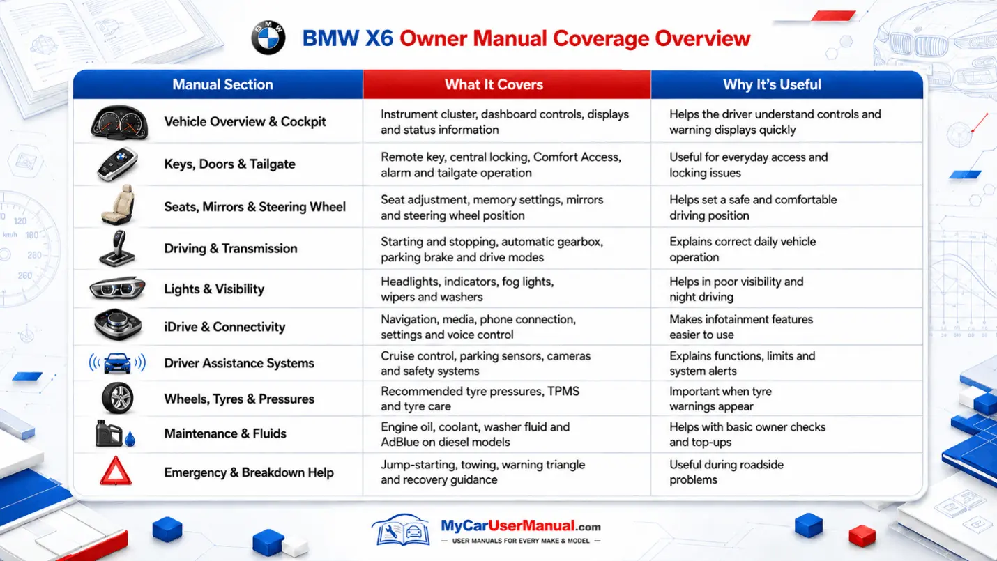 Bmw X6 Manual PDF