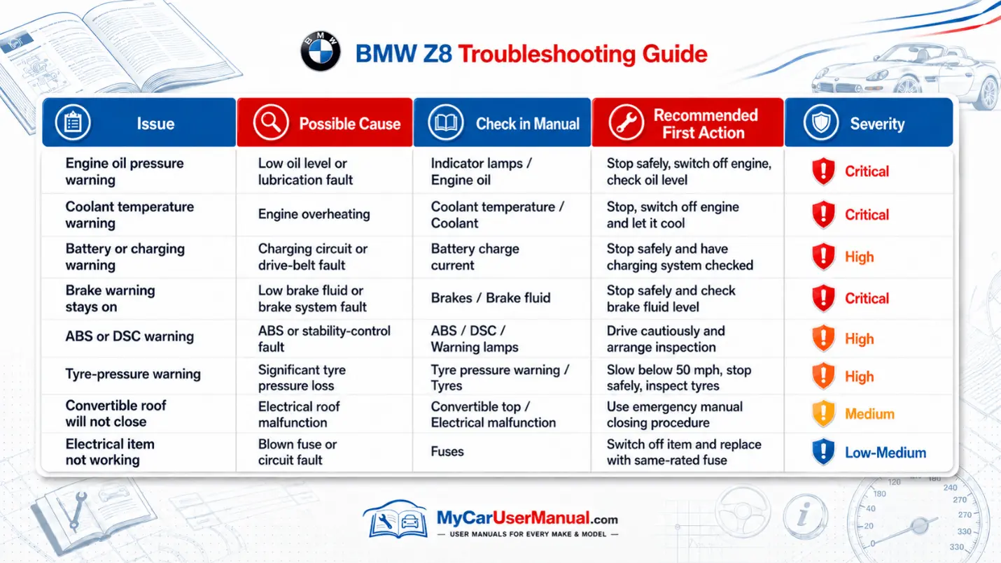 Bmw Z8 User Manual PDF