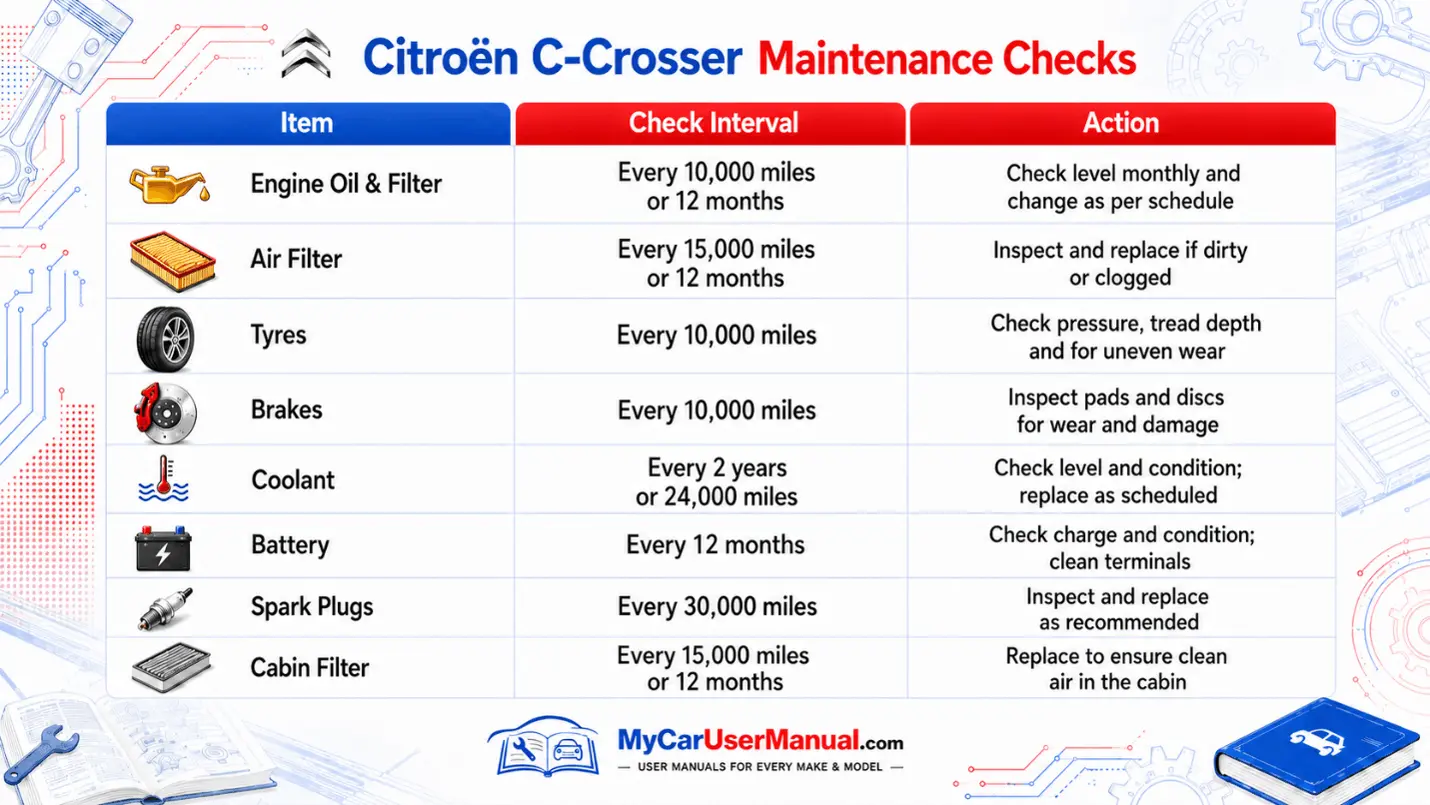 Citroen C-Crosser User Manual PDF