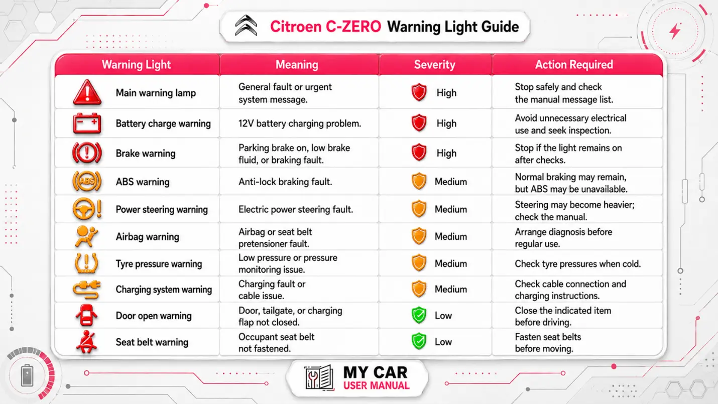Citroen C-Zero Manual PDF