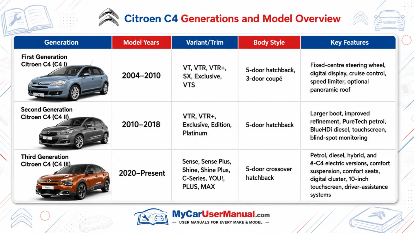 Citroen C4 Owner Manual PDF