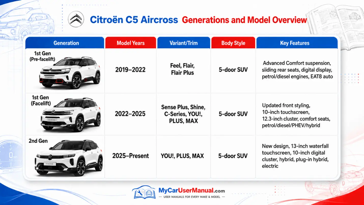 Citroen C5 Aircross Owner Manual PDF