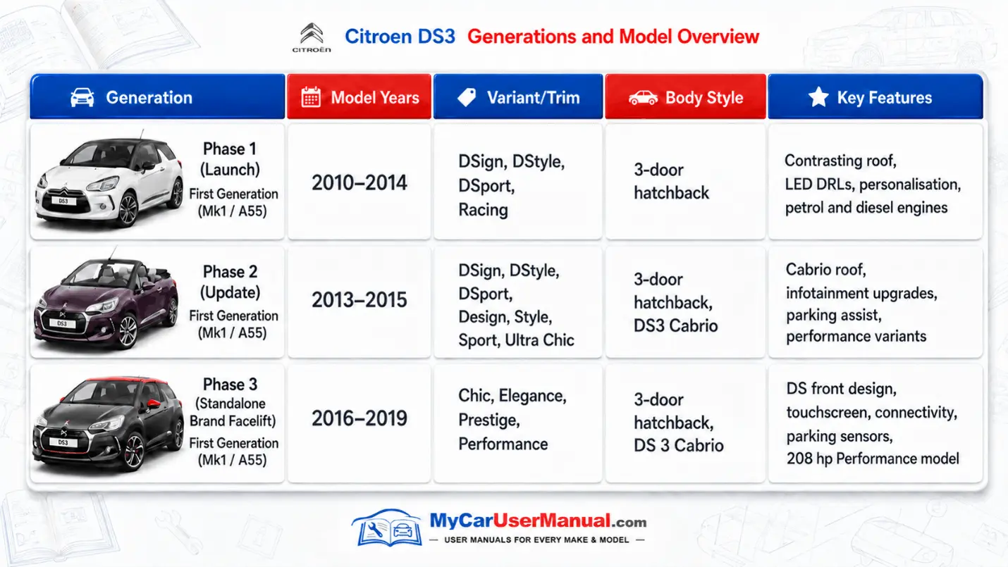 Citroen Ds3 Owner Manual PDF