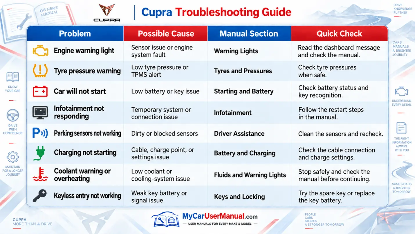 Cupra User Manual PDF