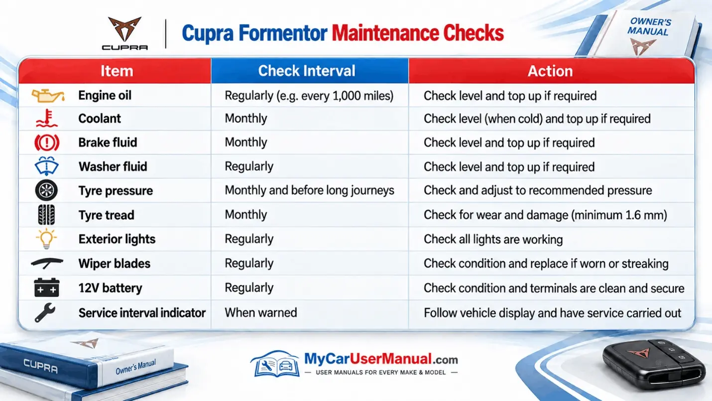 Cupra Formentor User Manual PDF