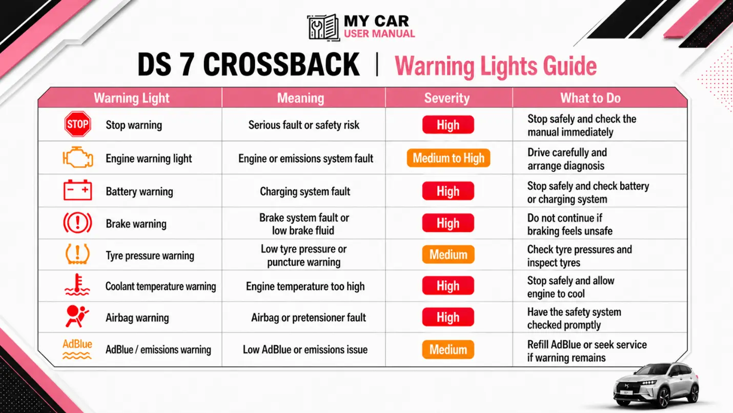 Ds 7 Crossback User Manual PDF