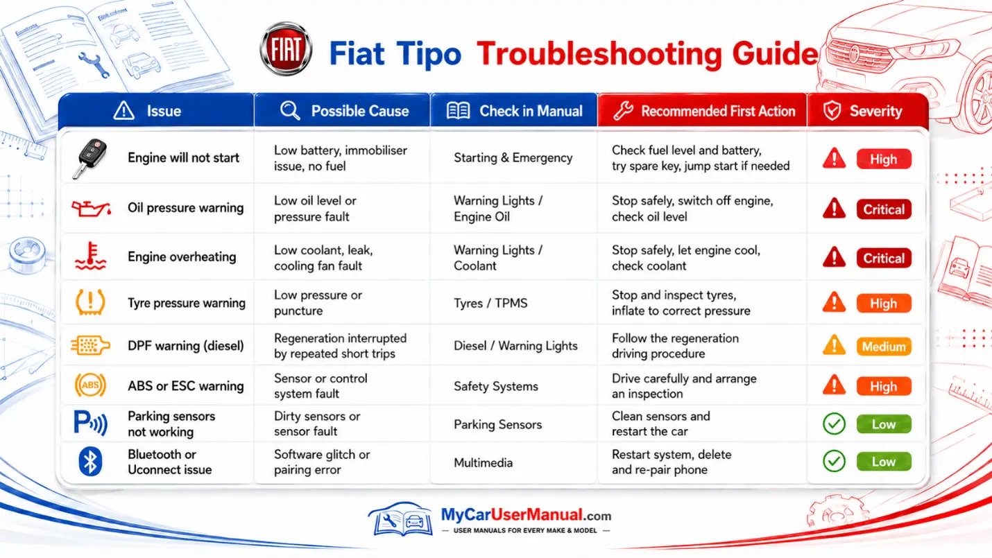 Fiat Tipo User Manual PDF