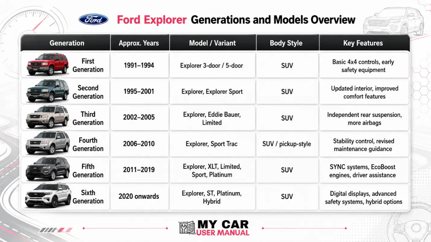 Ford Explorer Owner Manual PDF