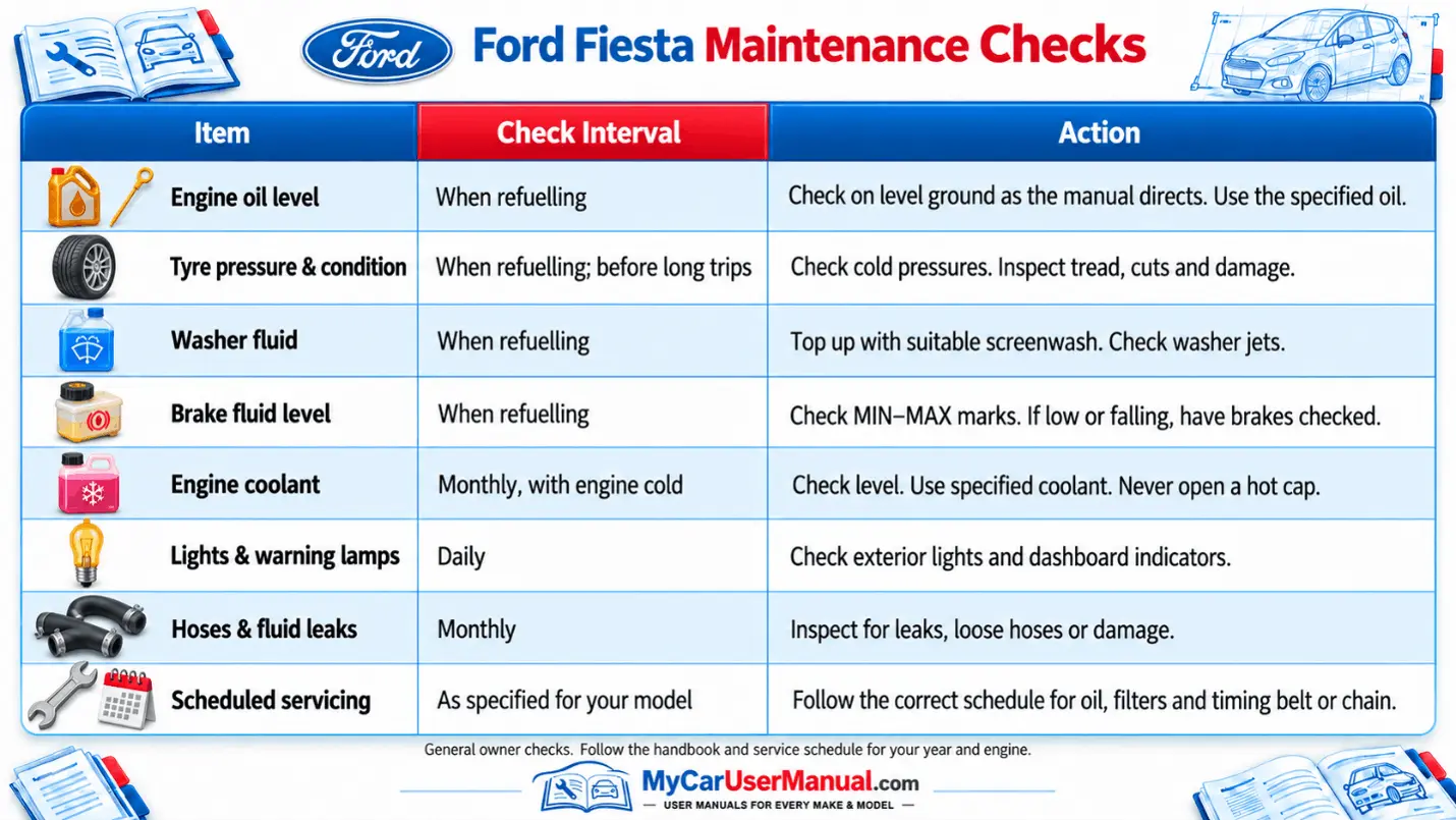 Ford Fiesta User Manual PDF