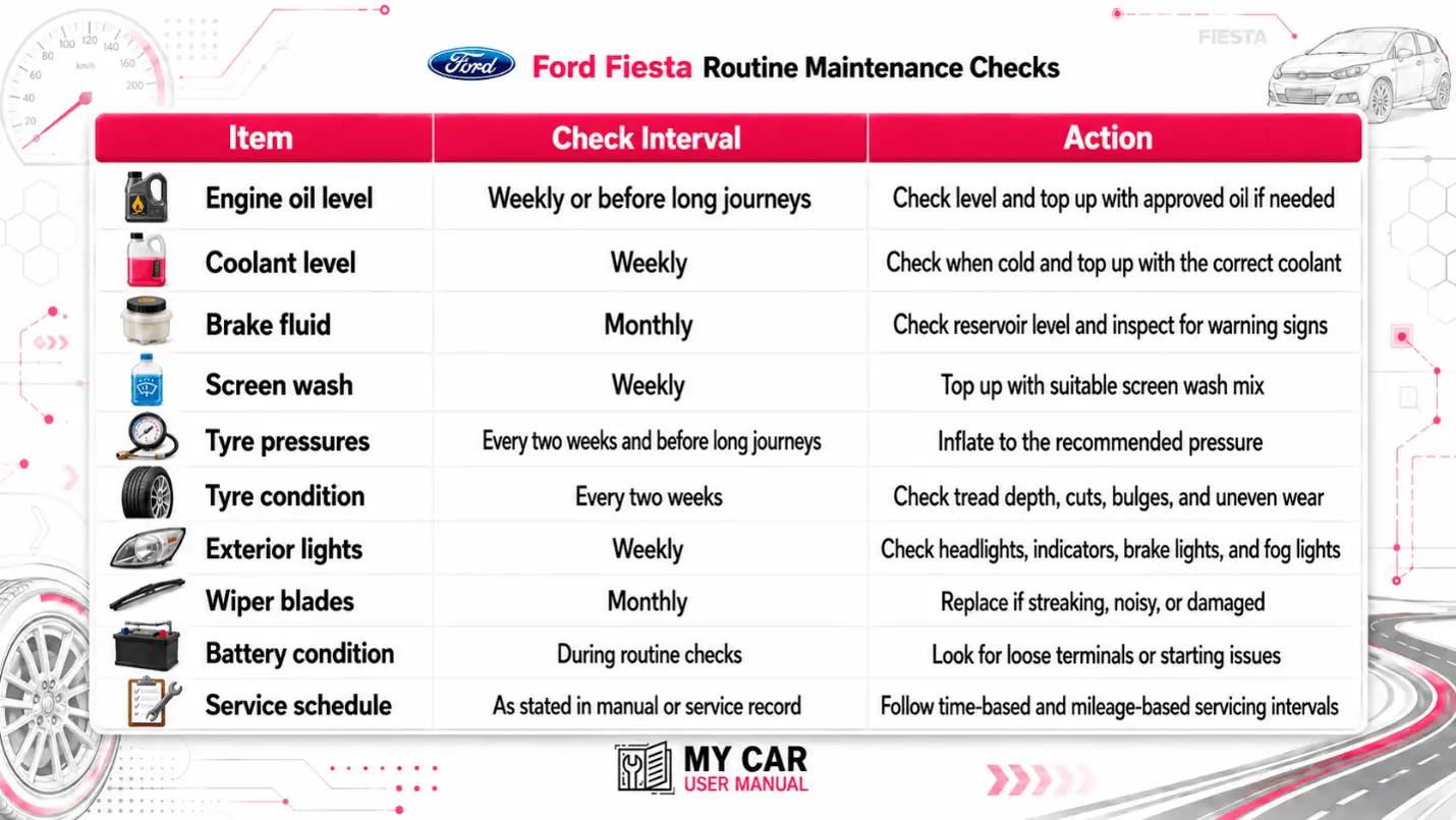Ford Fiesta User Manual PDF