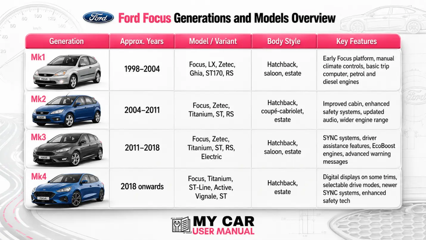 Ford Focus Owner Manual PDF