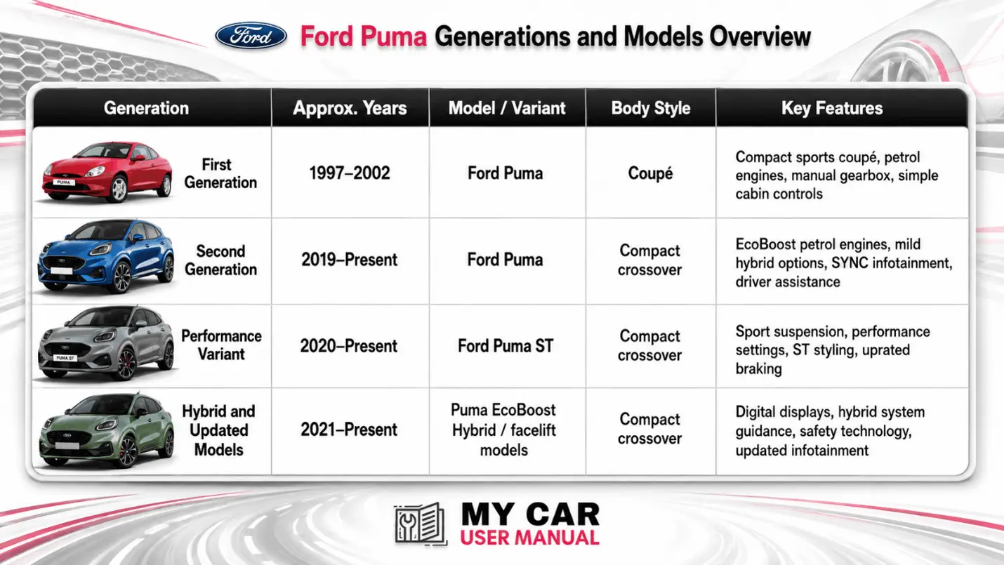 Ford Puma Owner Manual PDF