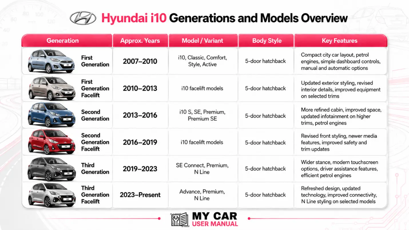 Hyunda I10 Owner Manual PDF