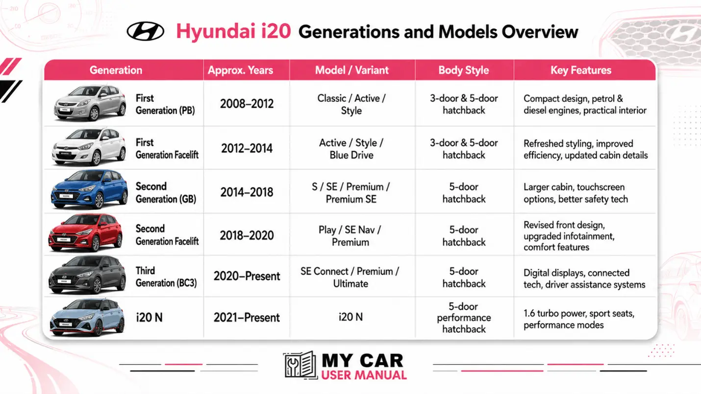 Hyunda I20 Owner Manual PDF