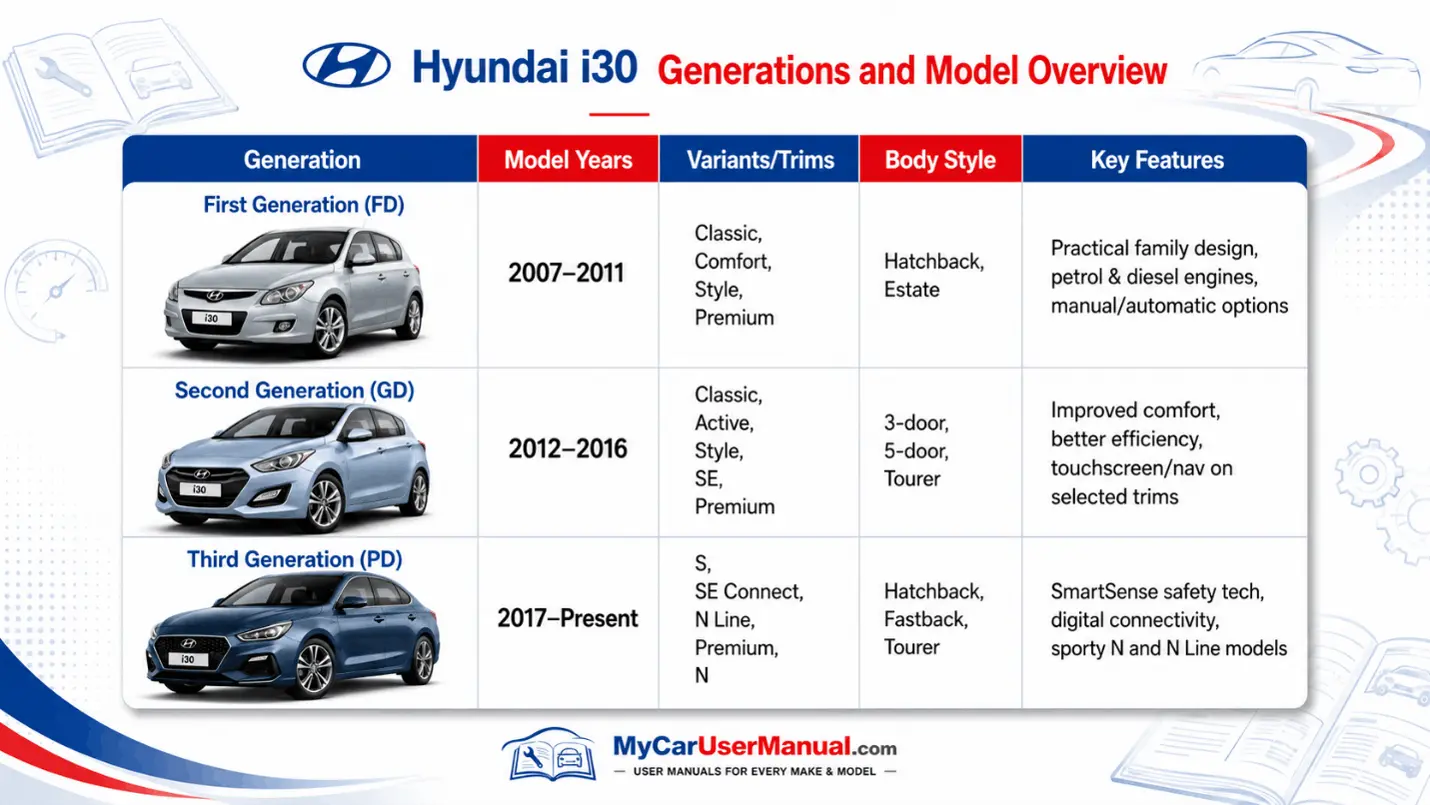 Hyundai I30 Owner Manual PDF