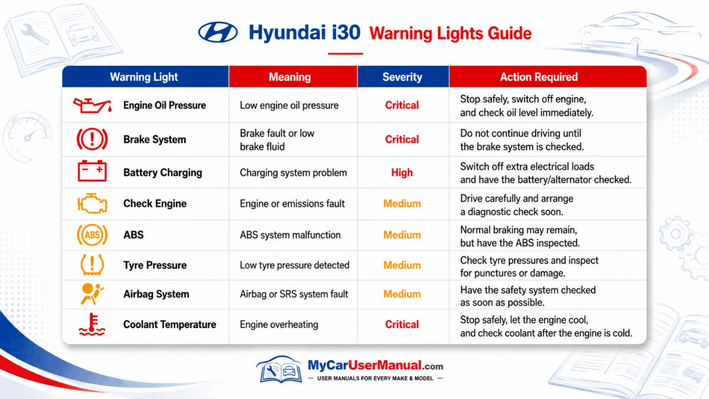 Hyundai I30 Manual PDF