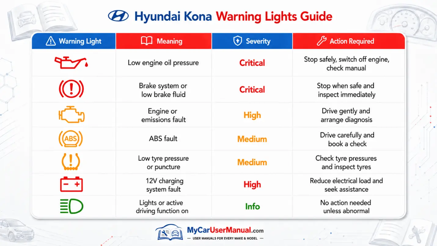 Hyundai Kona Manual PDF
