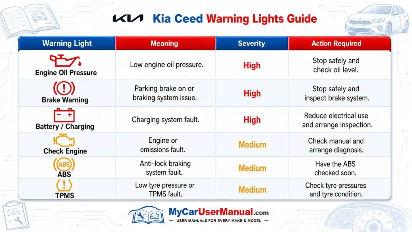 Kia Ceed Manual PDF