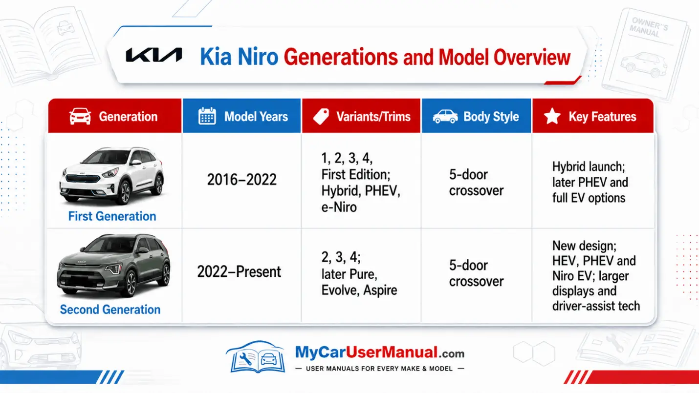 Kia Niro Owner Manual PDF