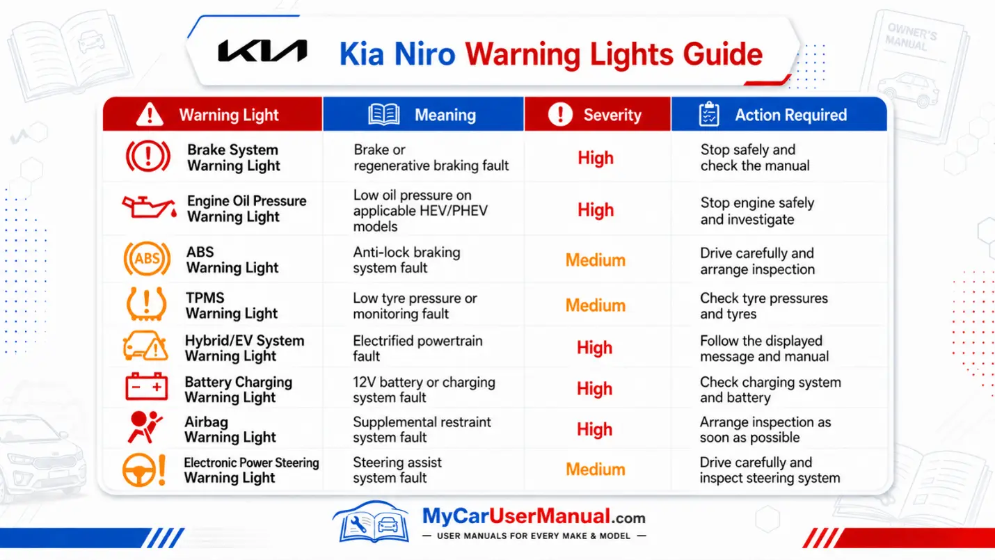 Kia Niro Manual PDF