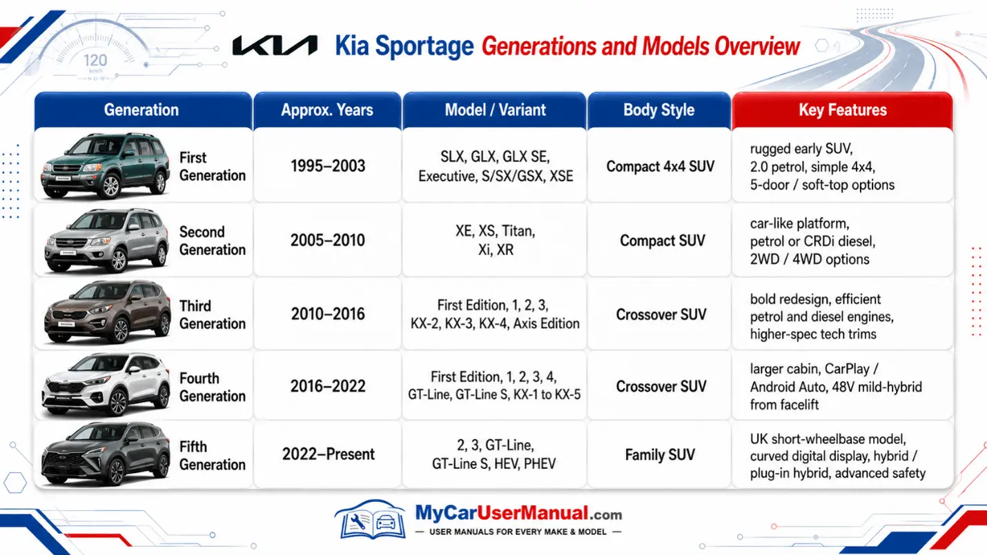 Kia Sportage Owner Manual PDF