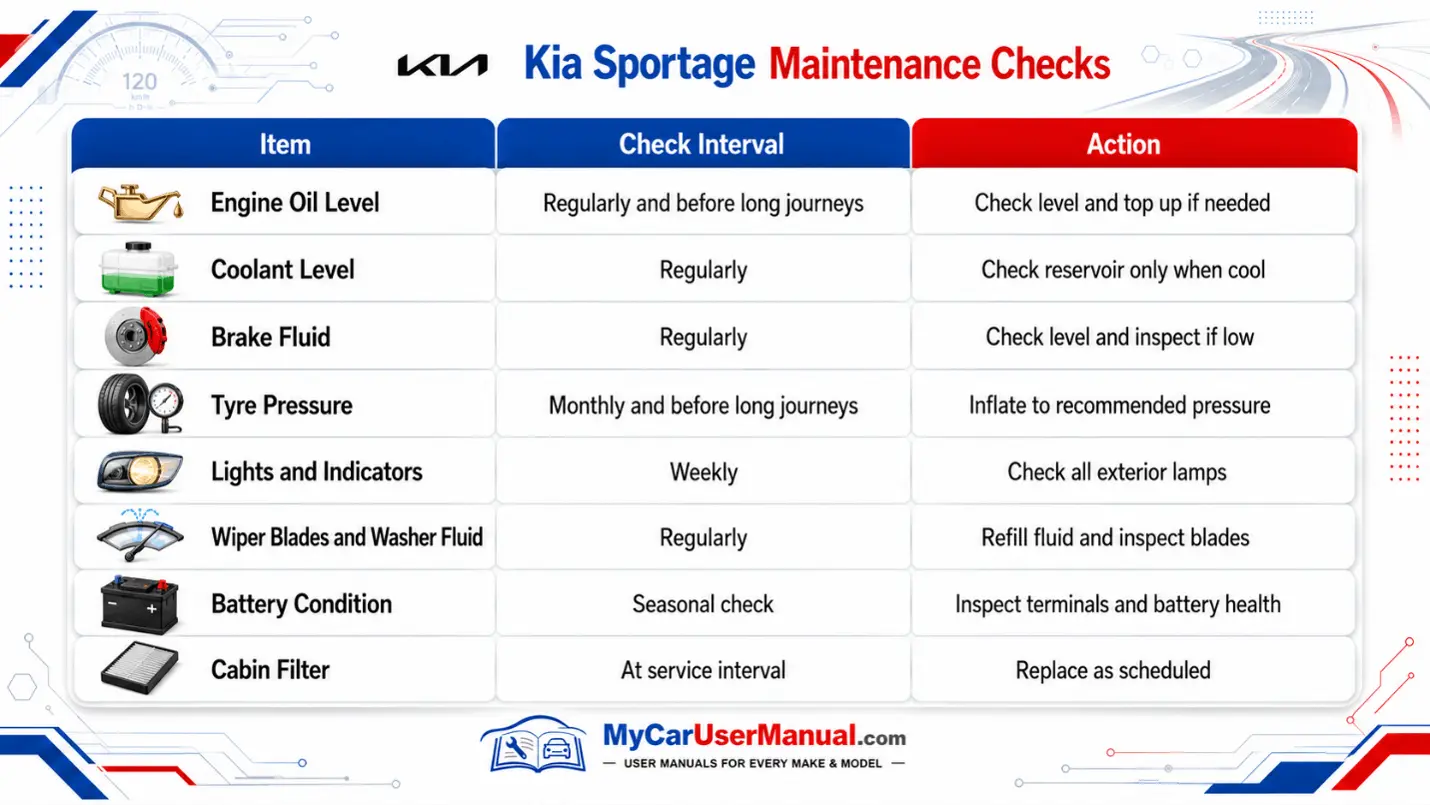 Kia Sportage User Manual PDF