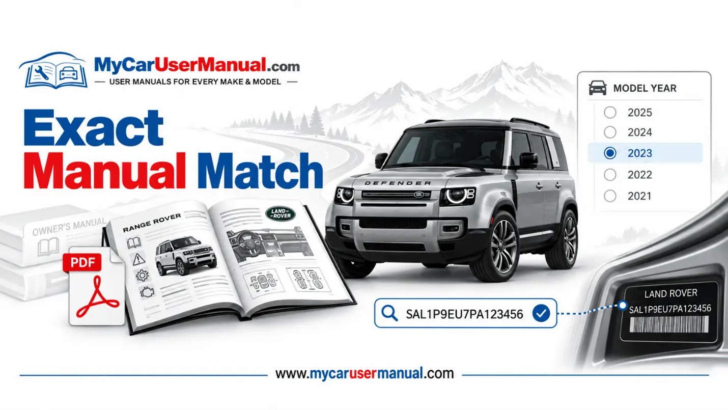 Land Rover Owner Manual PDF