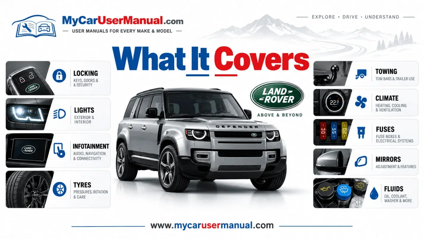 Land Rover User Manual PDF