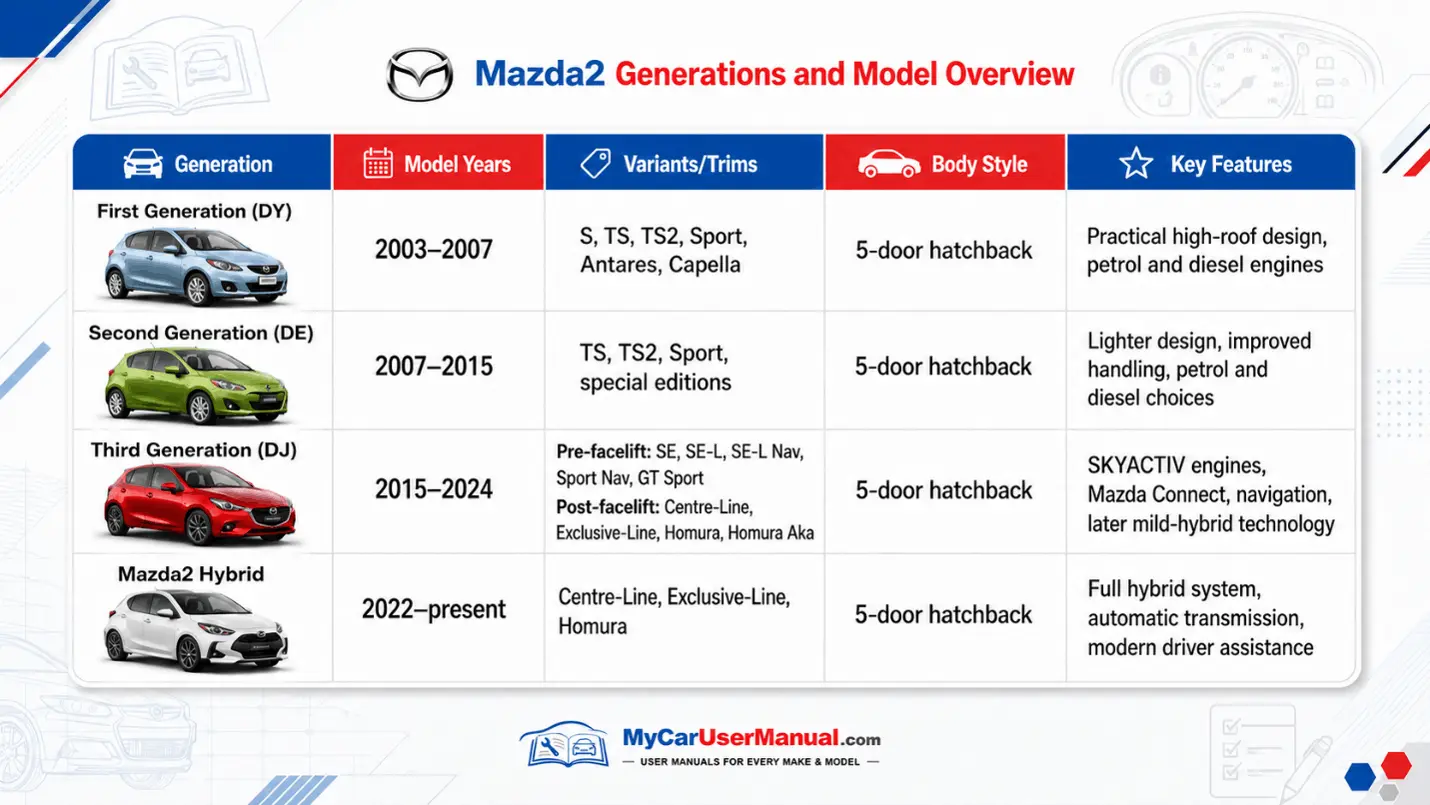 Mazda 2 Owner Manual PDF
