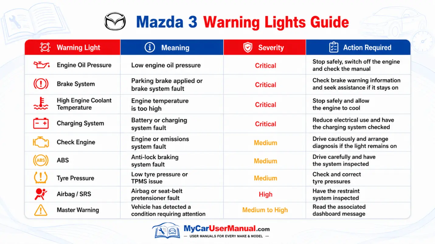 Mazda 3 Manual PDF