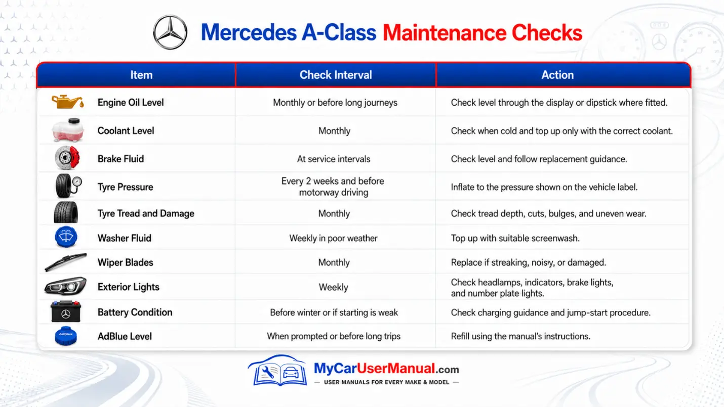 Mercedes A-Class User Manual PDF