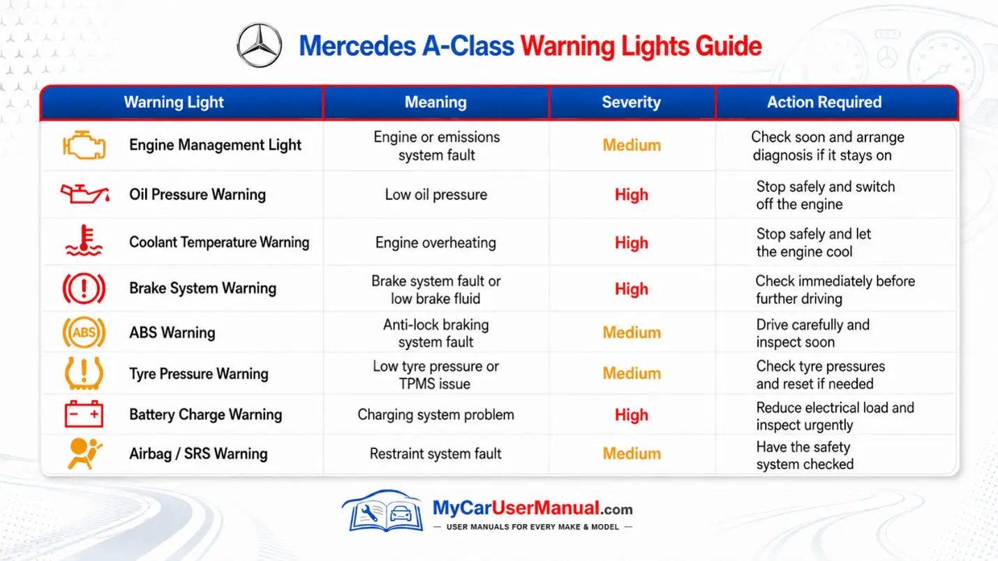 Mercedes A-Class Manual PDF