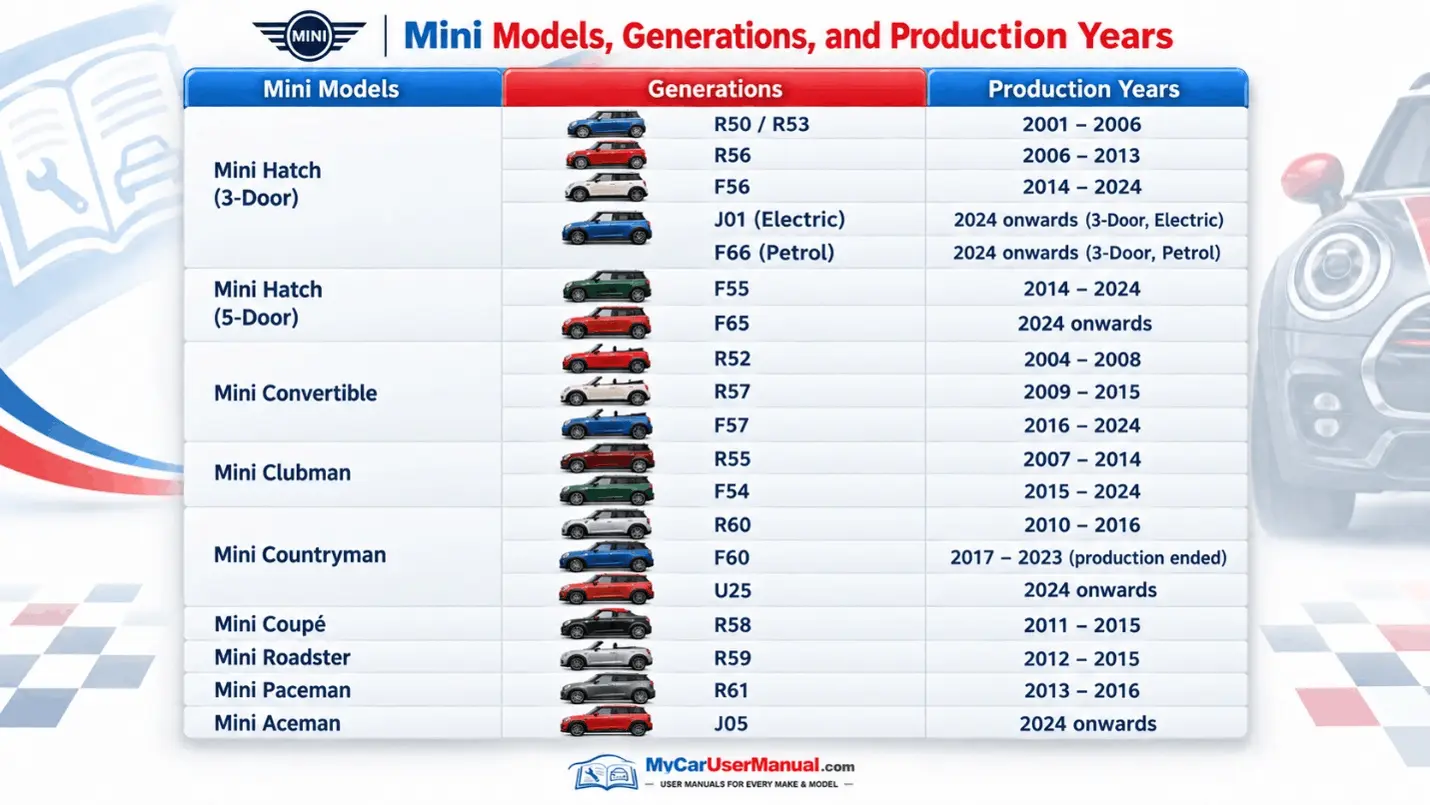 Mini Owner Manual PDF