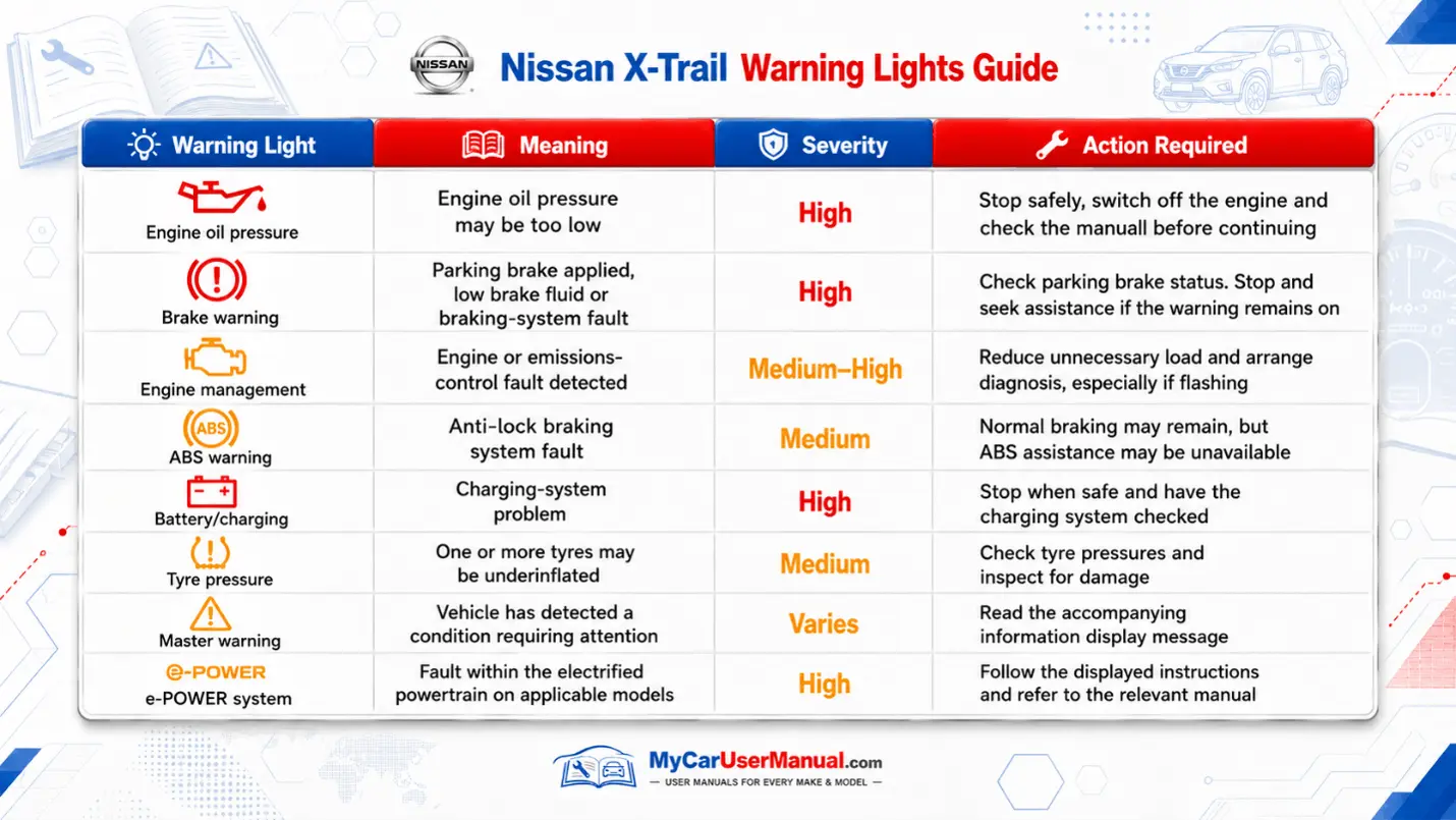Nissan X Trail Manual PDF