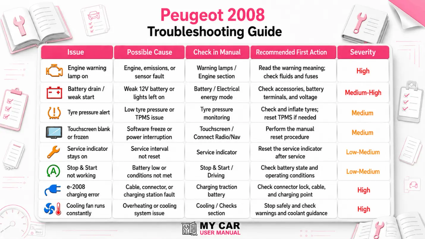 Peugeot 2008 User Manual PDF