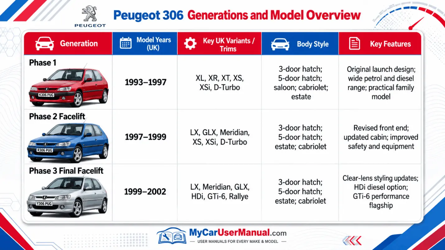Peugeot 306 Owner Manual PDF
