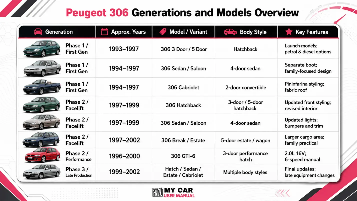 Peugeot 306 Owner Manual PDF