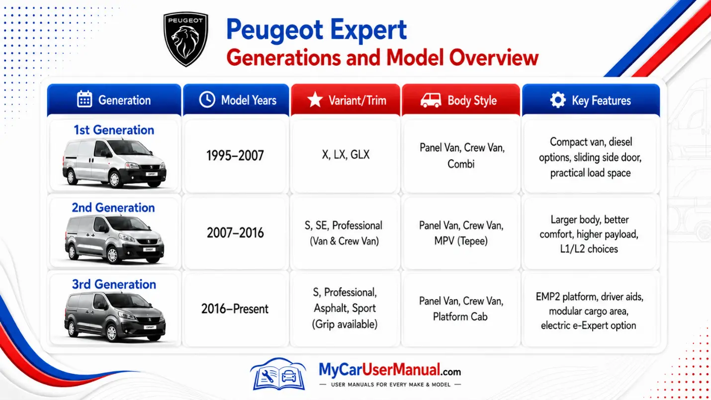 Peugeot Expert Owner Manual PDF