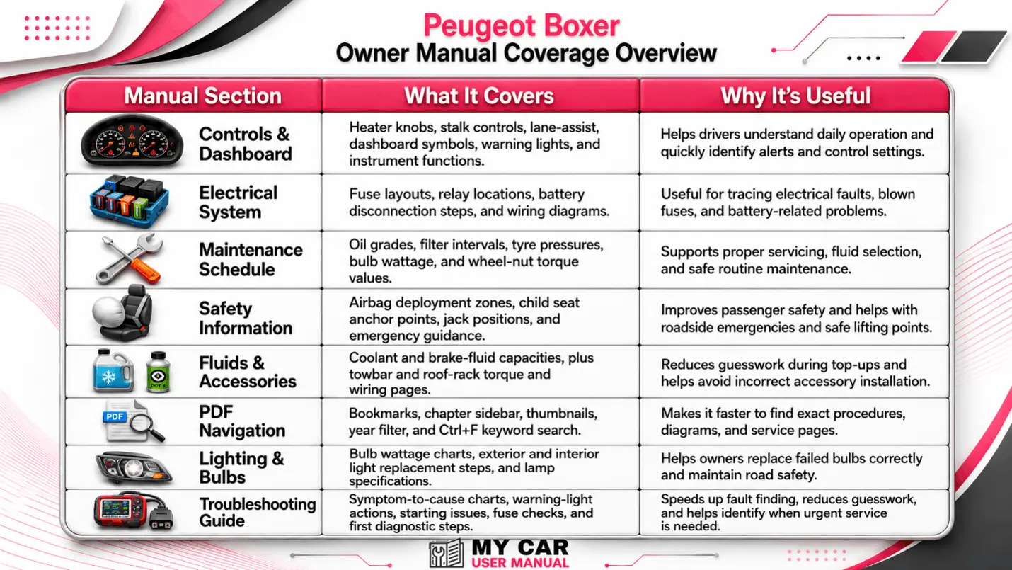 Peugeot Partner Manual PDF