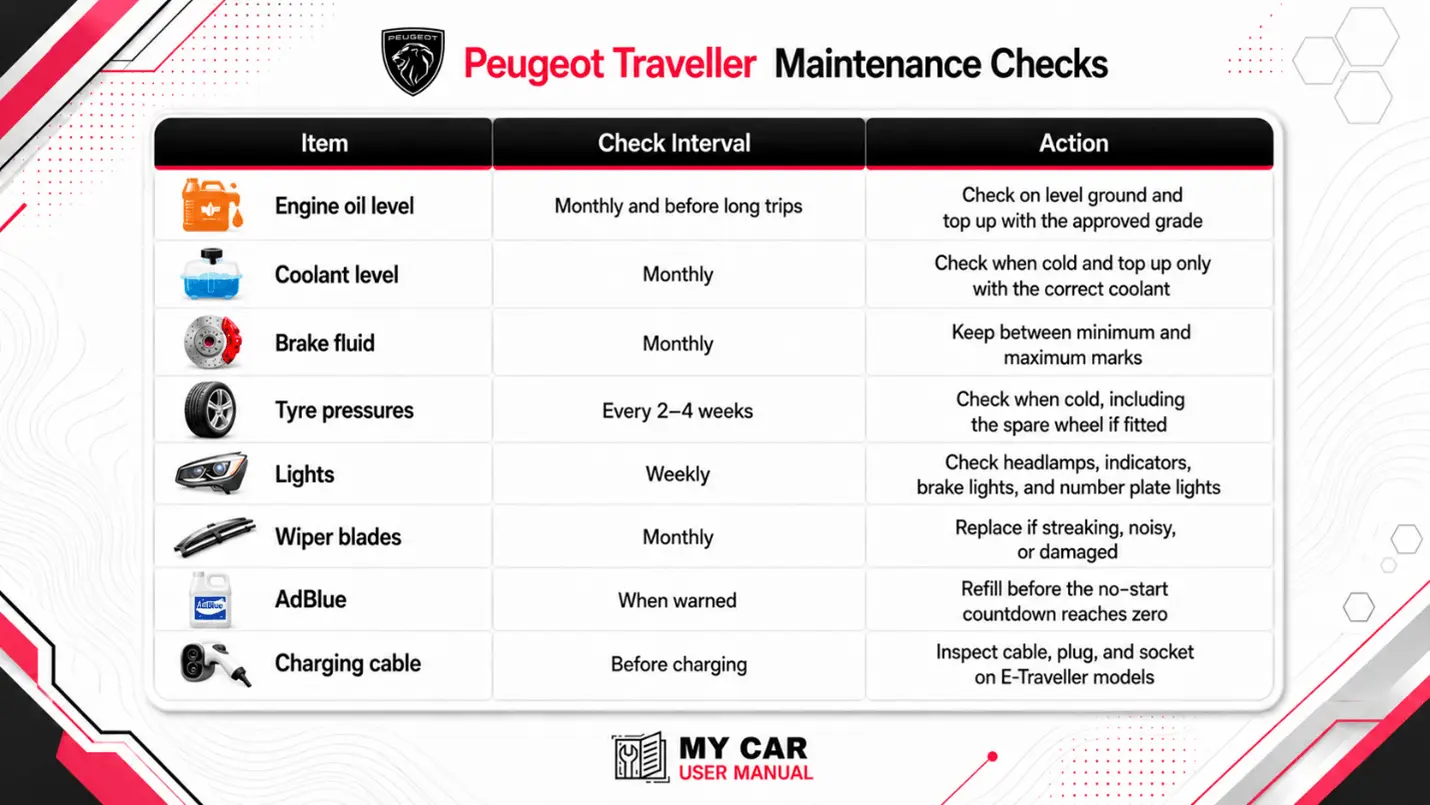 Peugeot Traveller User Manual PDF