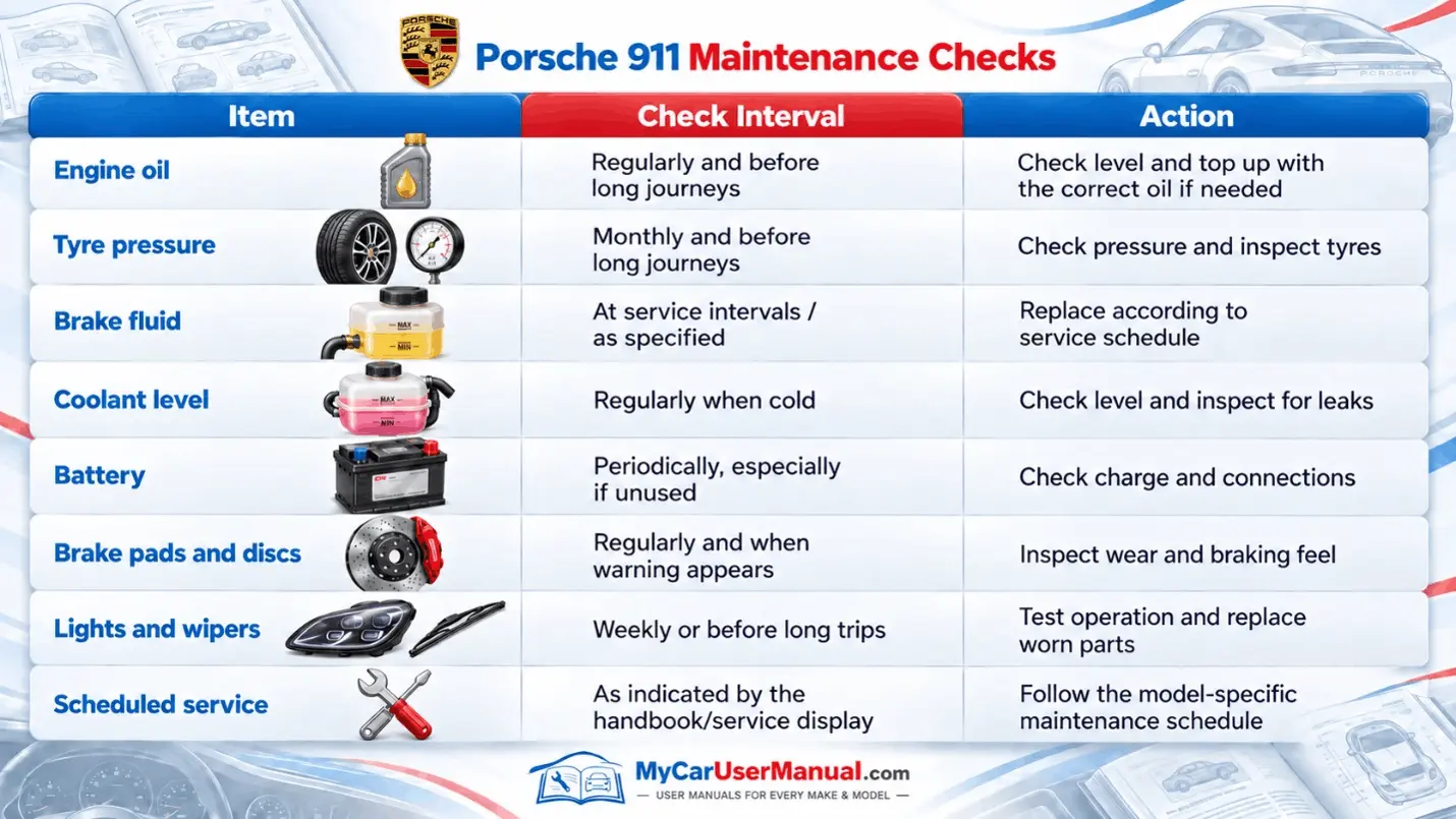 Porsche 911 User Manual PDF